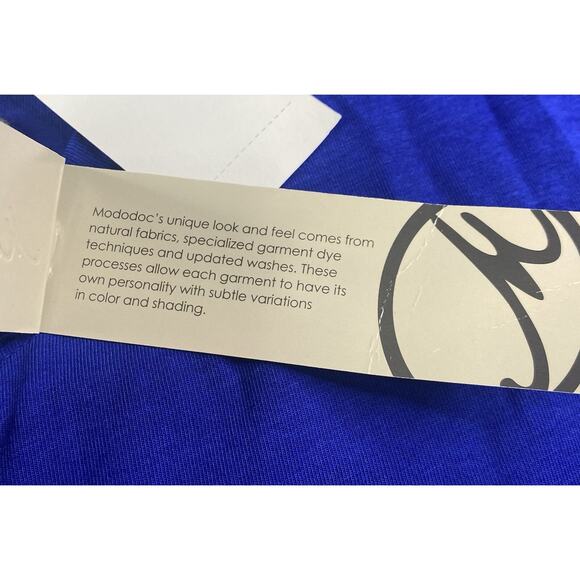 Mod-o-doc Large Cotton Modal Spandex Jersey Flyaway Layered T-Shirt Dress NWT - Picture 11 of 15